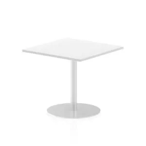 Image of Italia Poseur Table Square 800800 Top 725 High White