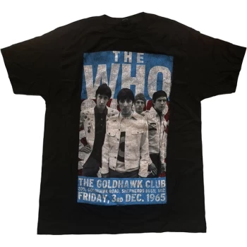 Image of The Who - The Goldhawk Club 1965 Unisex Medium T-Shirt - Black