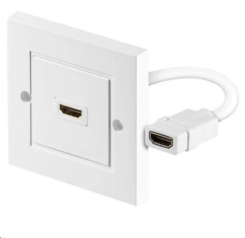 Image of Microconnect HDMWALL1 socket-outlet HDMI White