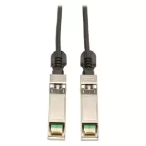Image of Tripp Lite N280-07M-BK SFP+ 10Gbase-CU Passive Twinax Copper Cable SFP-H10GB-CU7M Compatible Black 7M (22.96 ft.)