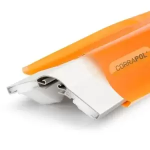Image of Corrapol White Aluminium Ridge Piece (L)2mm (W)145mm