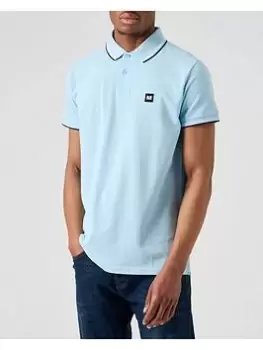 Image of Weekend Offender Sterling Polo Shirt - Light Blue Size M Men