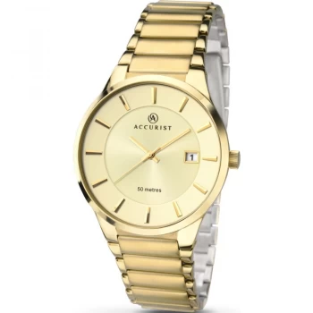 Image of Accurist Gold 'London Classic' Watch - 7008