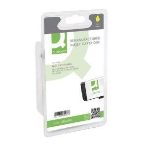 Image of Q-Connect Epson 16XL Remanufactured Yellow Inkjet Cartridge High Yield