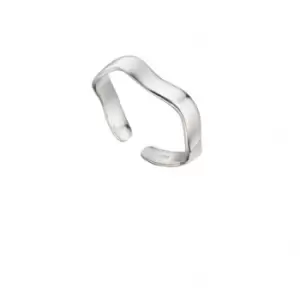 Image of Beginnings Sterling Silver Wavy Band Toe Ring R2849