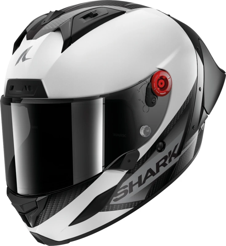 Image of Shark Aeron-GP Blank SP DWA Carbon White Anthracite Glossy Full Face Helmet Size L
