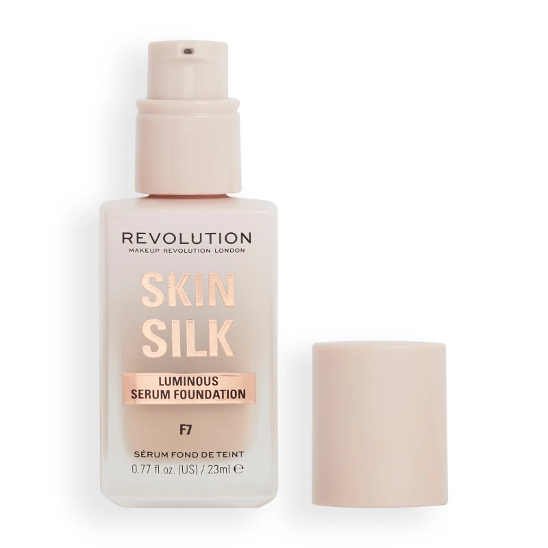 Image of Makeup Revolution Silk Serum Foundation 23ml (Various Shades) - F7