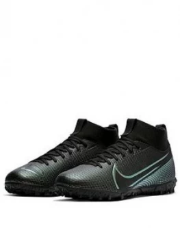 Image of Nike Junior Mercurial Superfly 6 Academy Astro Turf Football Boots - Black, Size 2