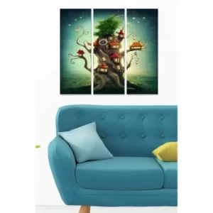 Image of MDF1113139658 Multicolor Decorative MDF Painting (3 Pieces)