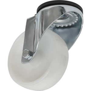 Image of Sealey Bolt Hole Swivel Castor White 100mm