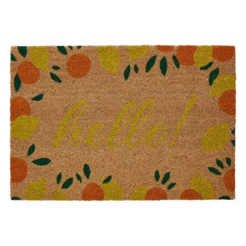 Image of Premier Housewares La Dolce Frutta Doormat Brown