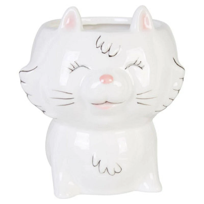 Image of Premier Housewares Gigil White Cat Animal Ceramic Mug White unisex