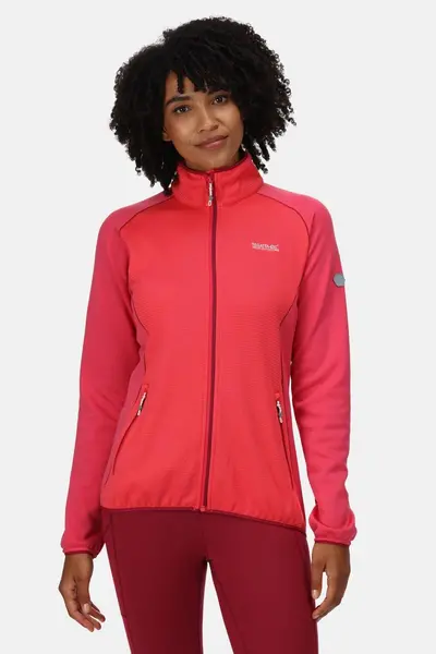 Image of Regatta Stretch Extol Stretch 'Highton II' Full Zip Fleece Bright Pink
