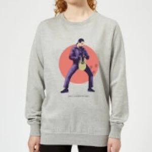 Image of The Big Lebowski The Jesus Womens Sweatshirt - Grey - M