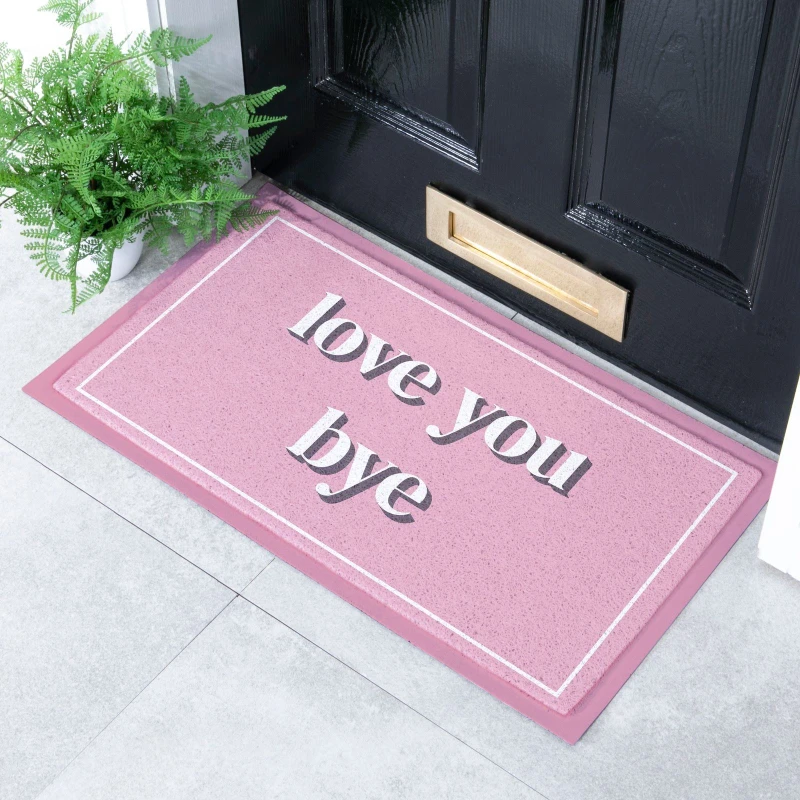 Image of Native Natural Love You Bye Doormat (70 X 40Cm)