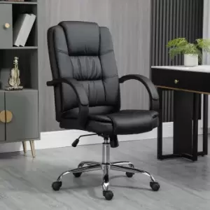 Image of Vinsetto High Back Executive Office Chair with Armrests, black