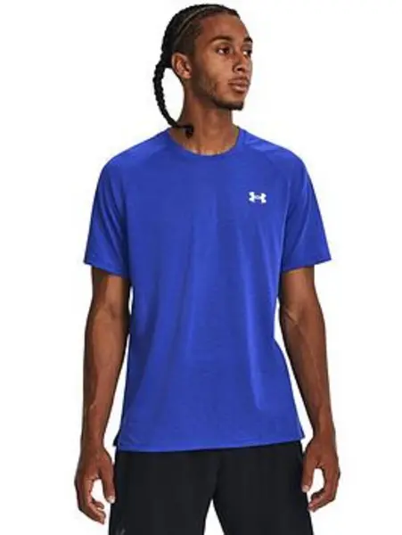 Image of Under Armour Mens Running Streaker Short Sleeve T-Shirt - Blue