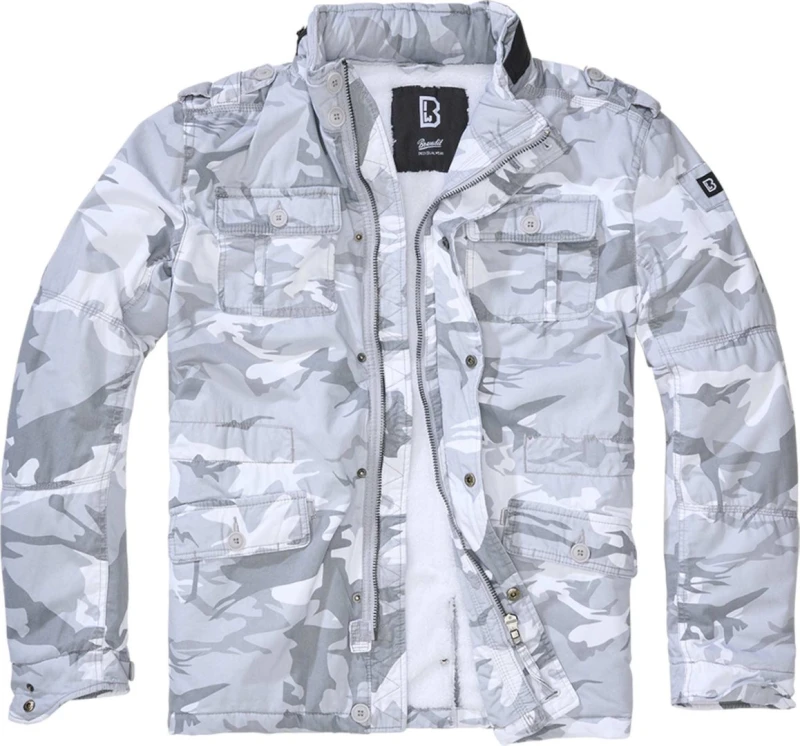 Image of Brandit Britannia Winter Jacket, grey-white, Size S for Men