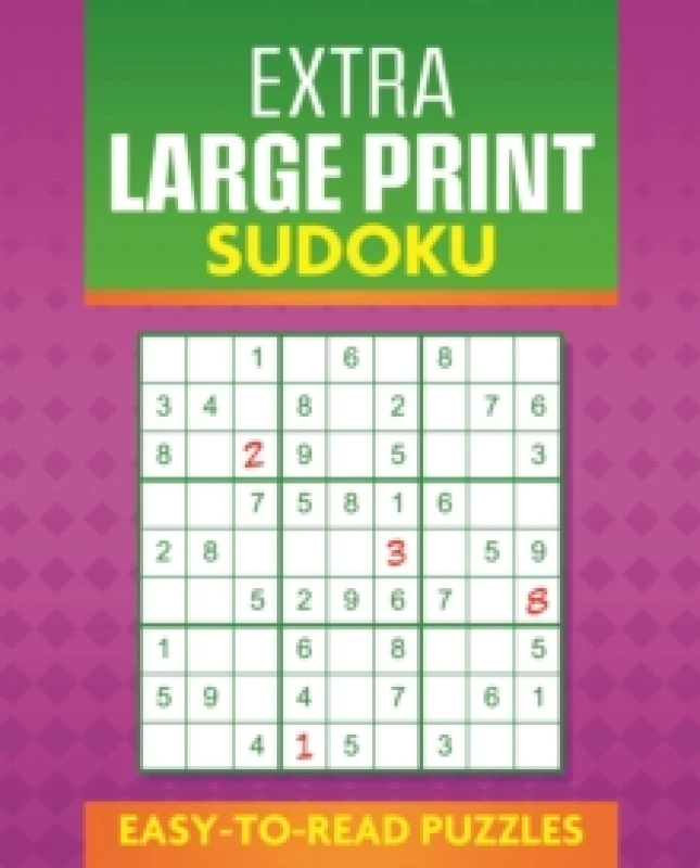 Image of Extra Large Print Sudoku : Easy to Read Puzzles Paperback / softback