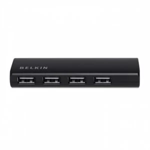 Image of Belkin 4 port USB 2.0 Hub Ultra slim Series