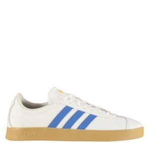 Image of adidas adidas VL Court 2 Leather Trainers Mens - White/Blue/Gum