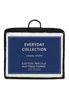 Image of Everyday Collection Cotton Percale Mattress Topper