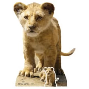 Image of Young Simba (Lion King Live Action) Mini Cardboard Cut-Out