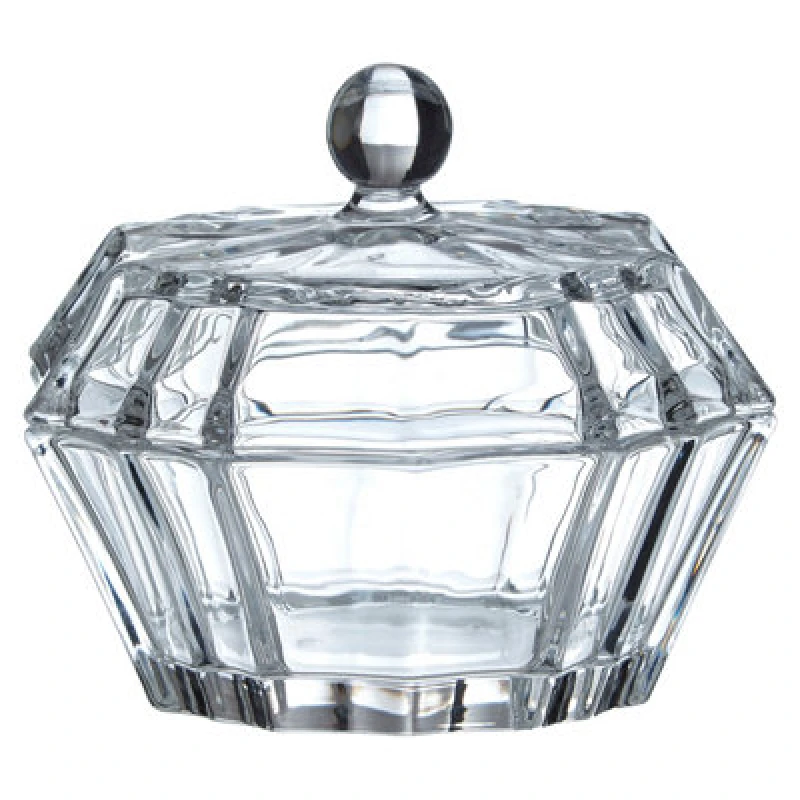 Image of Premier Housewares Ticino Louvre Storage Jar Clear