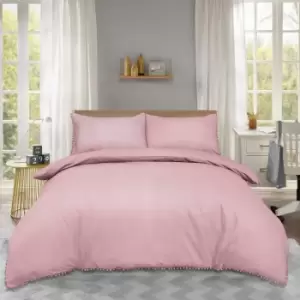 Image of Sandringham Duvet Set - Pink - Double - TJ Hughes