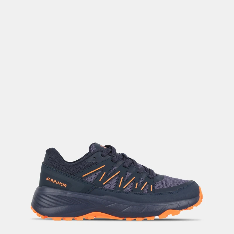 Image of Karrimor Caracal Trail Trainers Mens Navy/Orange male 7 (41)