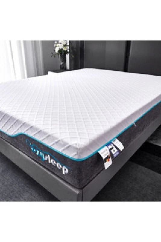 Image of Ezysleep Ezysleep 24cm Astra Foam Hybrid Mattress - 5 Year Guarantee in White Size: Double White Double Unisex 0721545336569