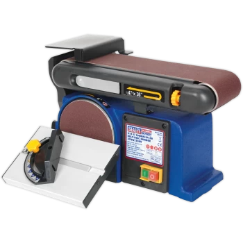 Image of Sealey SM914 150mm Bench Belt and Wheel Sander 240v