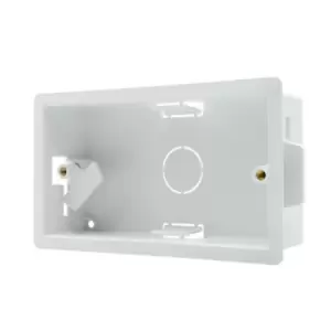 Image of Click Scolmore Essentials 2 Gang 35MM Deep Spring Action Fast Fit Dry Lining Box - WA088SF