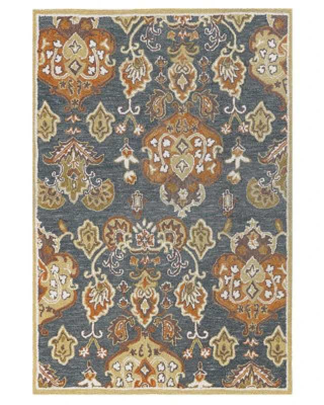 Image of Beliani Rug Umurlu Multicolour 140 X 200 Cm Wool