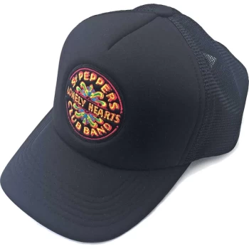 Image of The Beatles - Sgt Pepper Drum Baseball Cap - Black