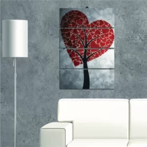 Image of D3 Multicolor Decorative MDF Painting (4 Pieces)