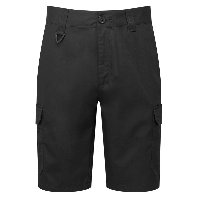 Image of Premier Premier Men Work Cargo Shorts in Black Size: Medium Black M Male 5063238609112