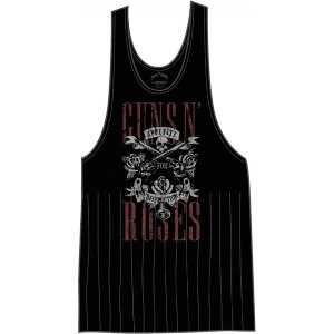 Image of Guns N' Roses Appetite for Destruction with Tassels Ladies Large T-Shirt Dress - Black