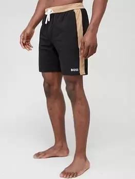 Image of BOSS Bodywear Balance Lounge Shorts - Black Size M Men