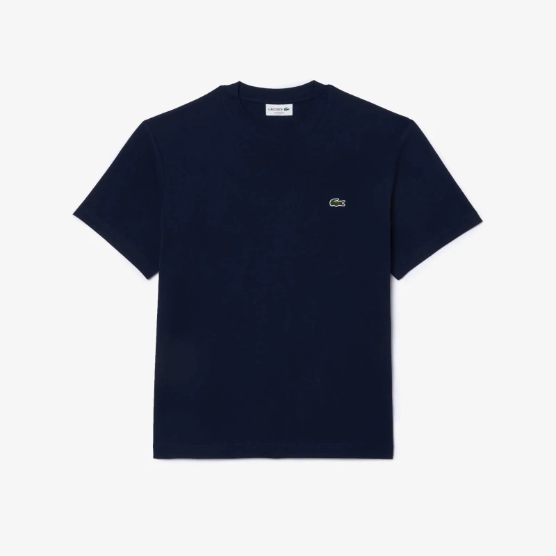 Image of Lacoste Mens Regular Fit Small Logo T-Shirt Navy 166 male 4XL