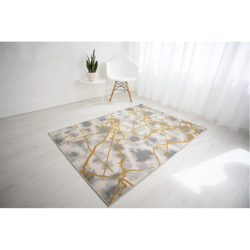 Image of Rugstyle BALLETTO 19NA Beige/Ochre unisex 80x150cm