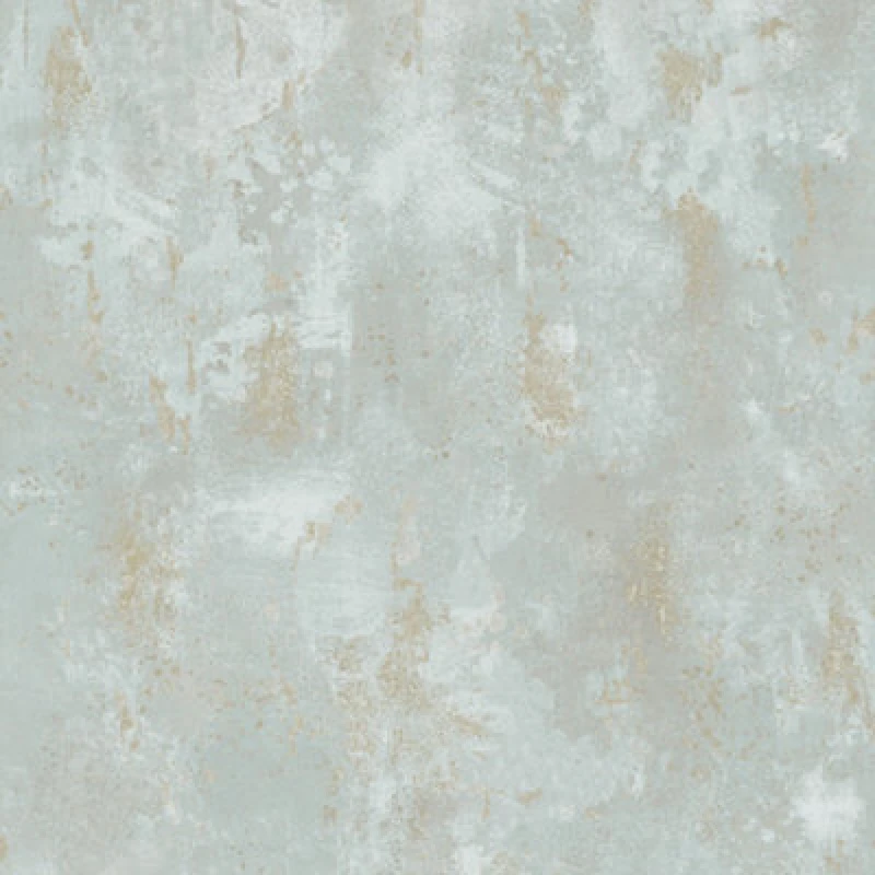 Image of Grandeco Pikly Distressed Shimmer Rustic Artisan Plaster Effect Wallpaper, Teal Grey Gold
