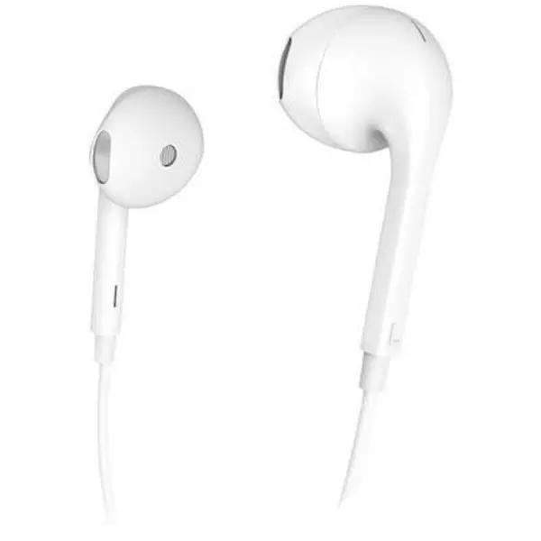 Image of Hama Hama Hi-Fi In-ear headphones Corded (1075100) Stereo White Volume control 00184156