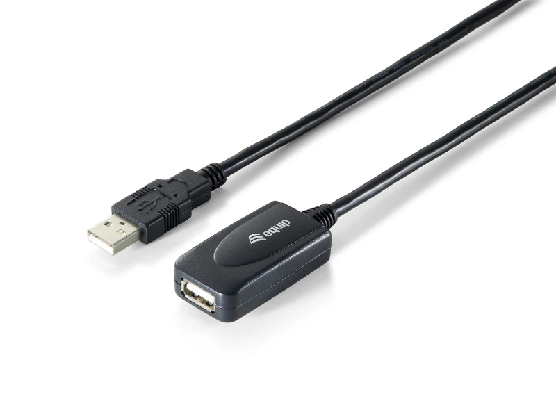 Image of Equip USB 2.0 Type A Active Extension Cable Male to Female. 5m