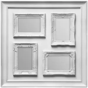 Image of Premier Housewares - Vintage Style Silver 4 Photo Frame