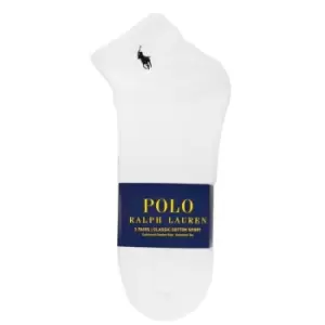 Image of Polo Ralph Lauren Three Pack Sport Socks - White