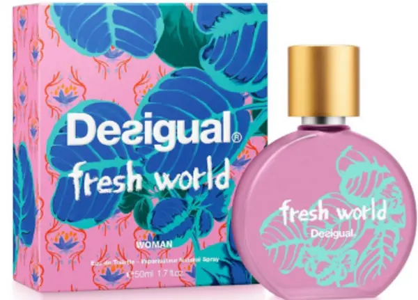Image of Desigual Fresh World Eau de Toilette For Her 50ml