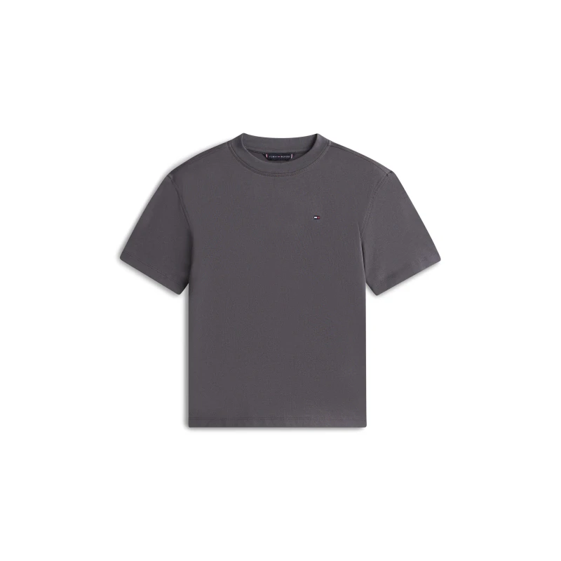 Image of Tommy Hilfiger Kids Washed Graphic T-Shirt Washed Black male 14Y