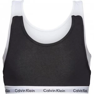 Image of Calvin Klein 2 Pack Bralets - Black & White