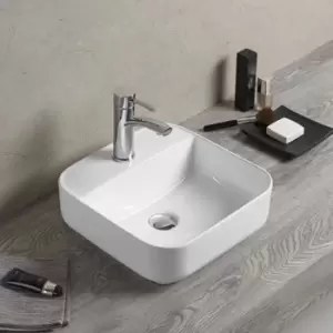 Image of Square Small Countertop Basin 390mm - Berlin
